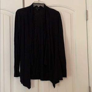 Black long sleeved cardigan
